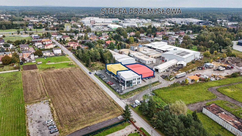 Hala produkcyjna / magazynowa w Żorach blisko autostrady A1