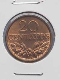 Moeda 20 Centavos Bronze República 1974 (BELA)