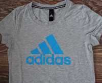 T-shirt Adidas 152 szary bluzka