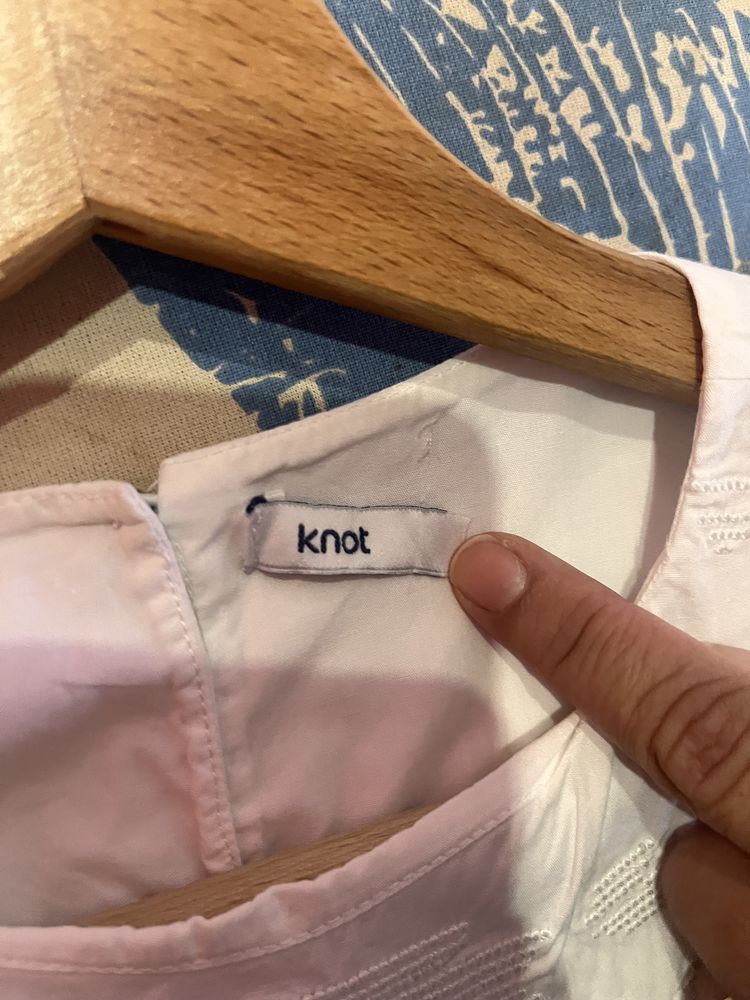 Camisa branca do knot