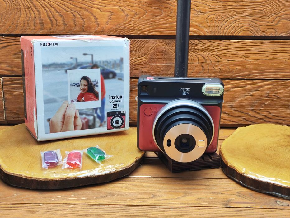 Aparat Fujifilm Instax Square SQ6 Czerwony Red