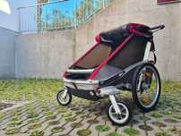 Przyczepka rowerowa Thule Chariot Cougar 2 amortyzowana dla 2 dzieci