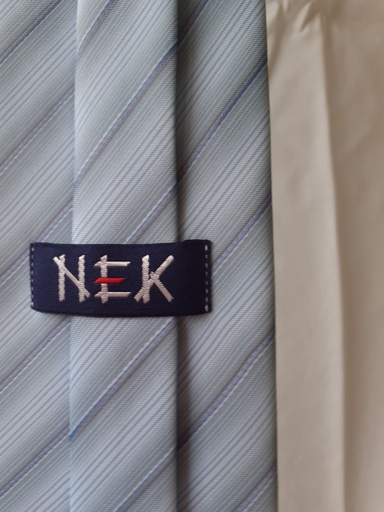 Krawat niebieski firmy NEK