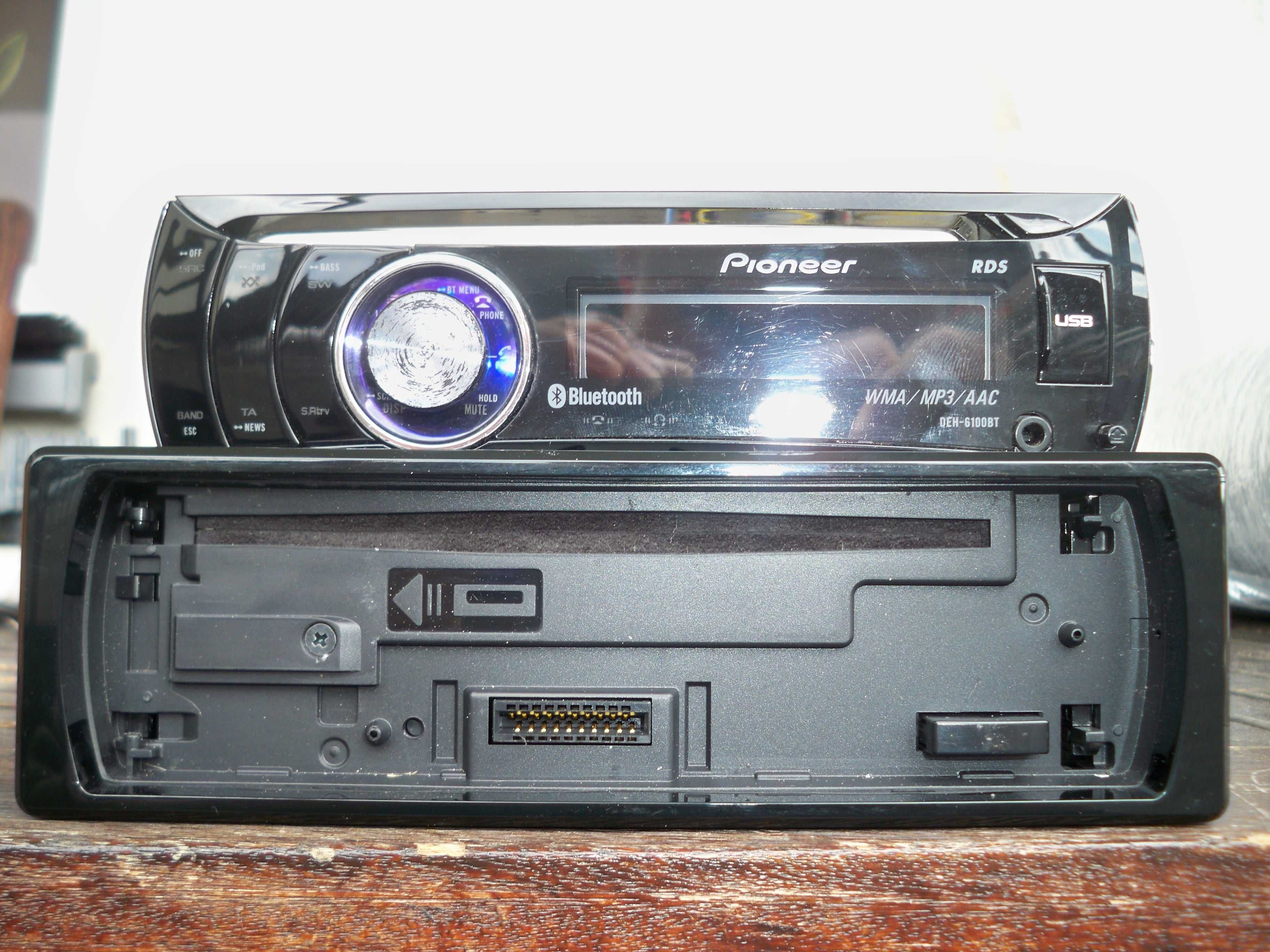 radio Pioneer DEH-6100BT, CD AUX USB bluetooth