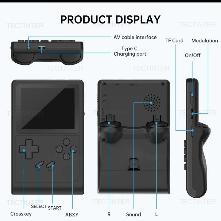 Ігрова консоль GB300 Plus, 8GB (Sega, Dendy, Game Boy Advance)