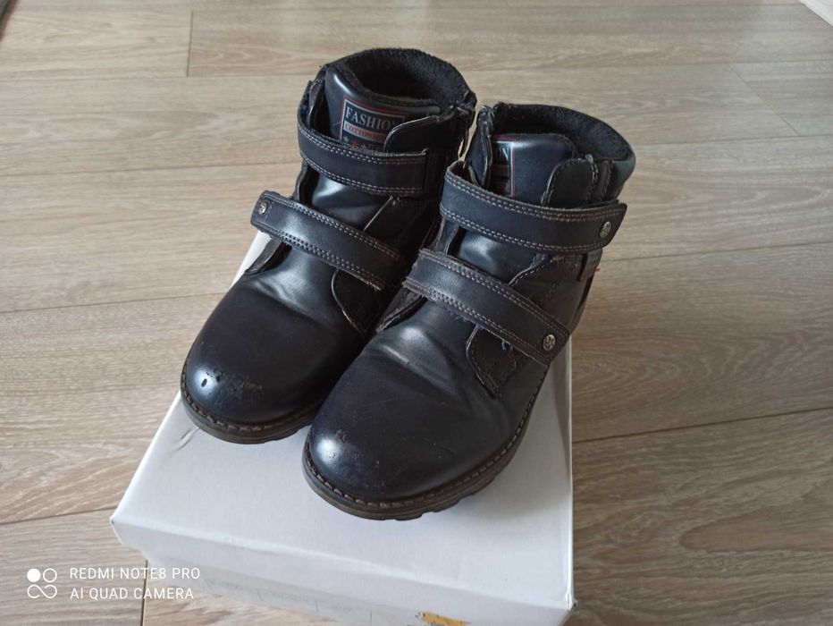 Ботинки зимние TOM. M р.35 мальчик стелька 22,5 см
