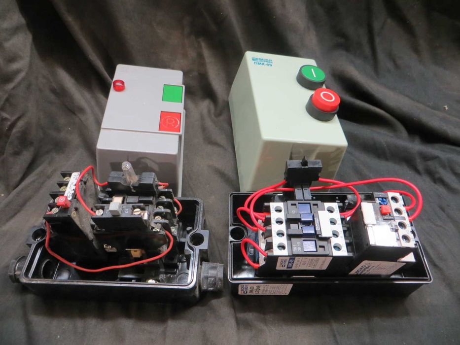 Магнитный пускатель в корпусе.