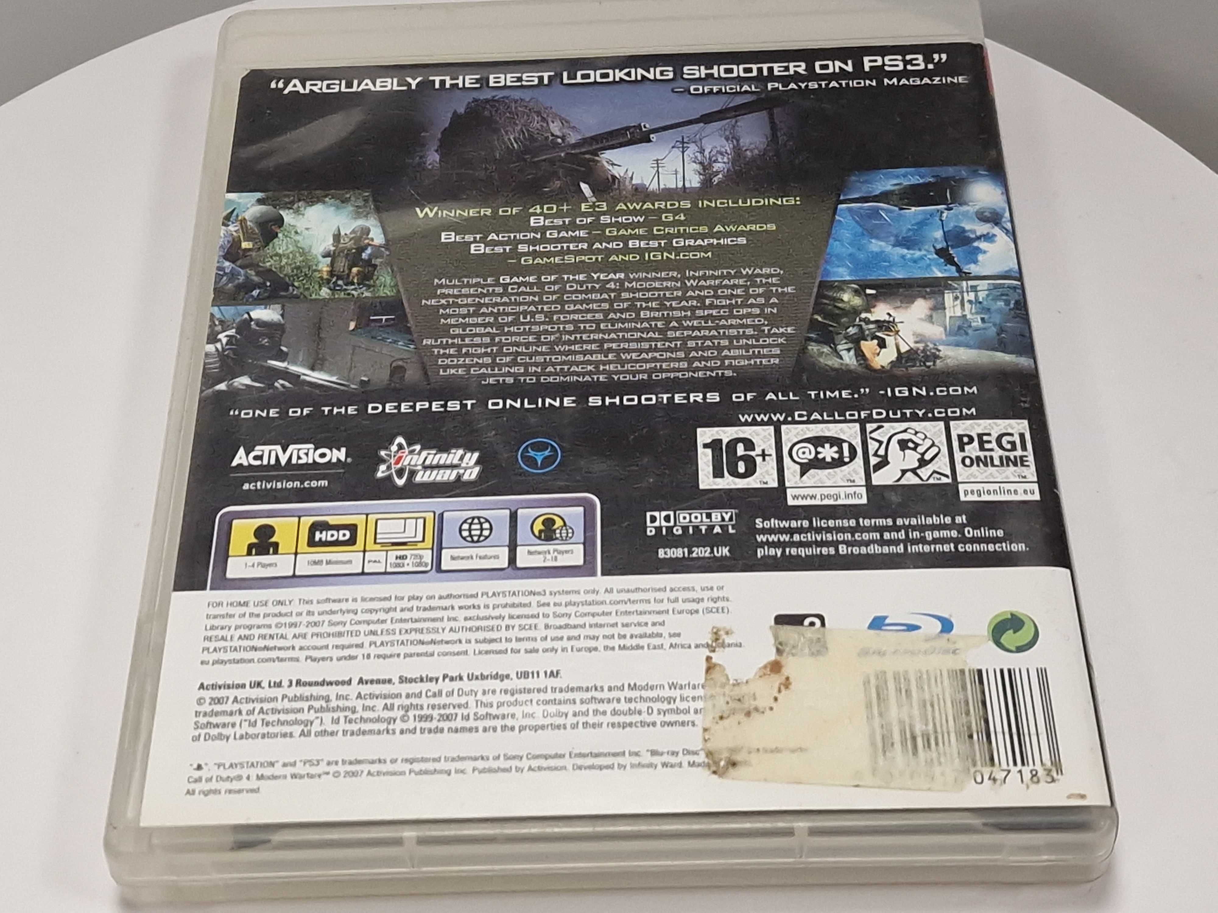Call  of Duty 4 Modern Warfare PS3 Sklep Zamiana
