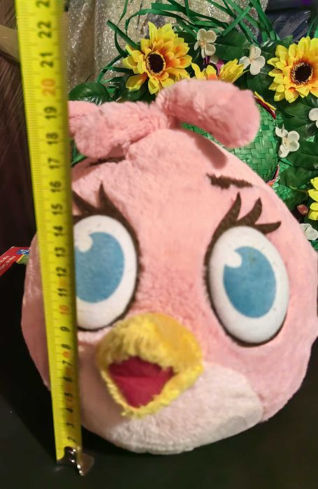 Peluche rosa, Stella, Angry Birds, Rovio
