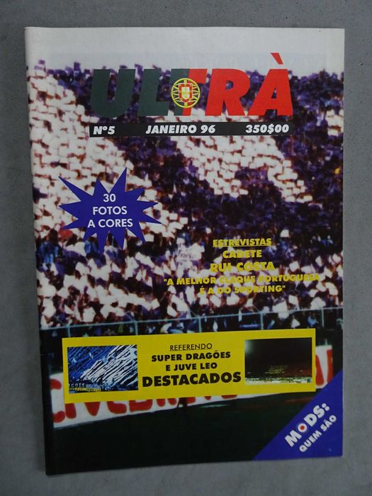 Rara revista Super Ultra nº 5 - Janeiro 1996