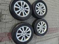 Felgi VW Touareg 18” OEM + opony Falken/Uniroyal 255/55R18