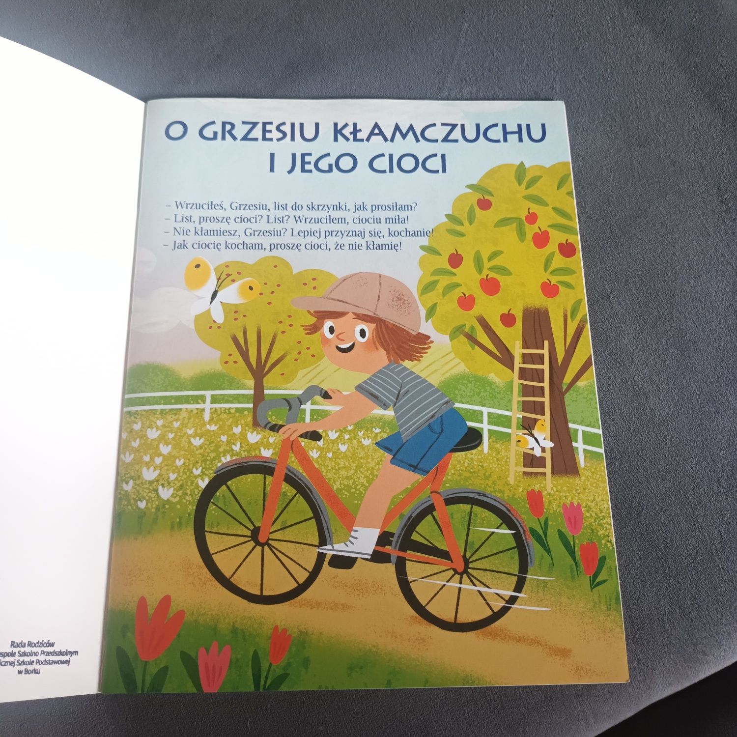 Książeczka dla dzieci. Julian Tuwim. O Grzesiu klamczuchu.