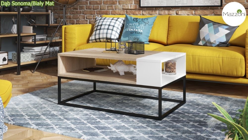 LYNX różne kolory - NOWOCZESNA ŁAWA stolik LOFT Mazzoni