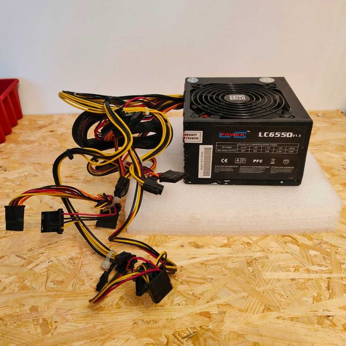 Zasilacz Komputerowy LC-Power LC6550 Pasive PFC, 550W 20+4-pin ATX