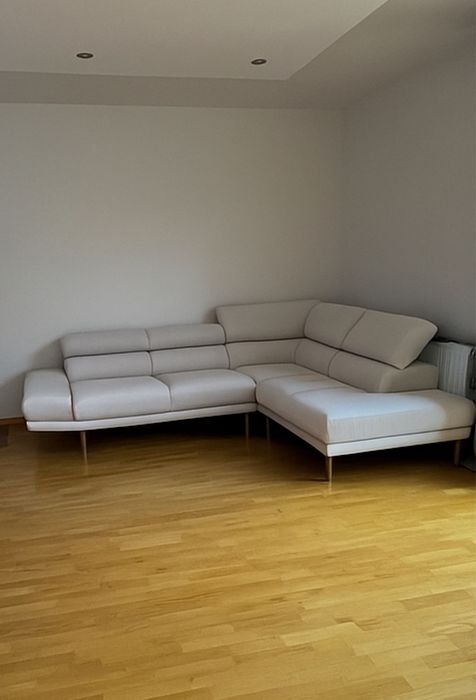 Sofa, Narożnik NAPOLI – jasny beż, nowoczesny design!