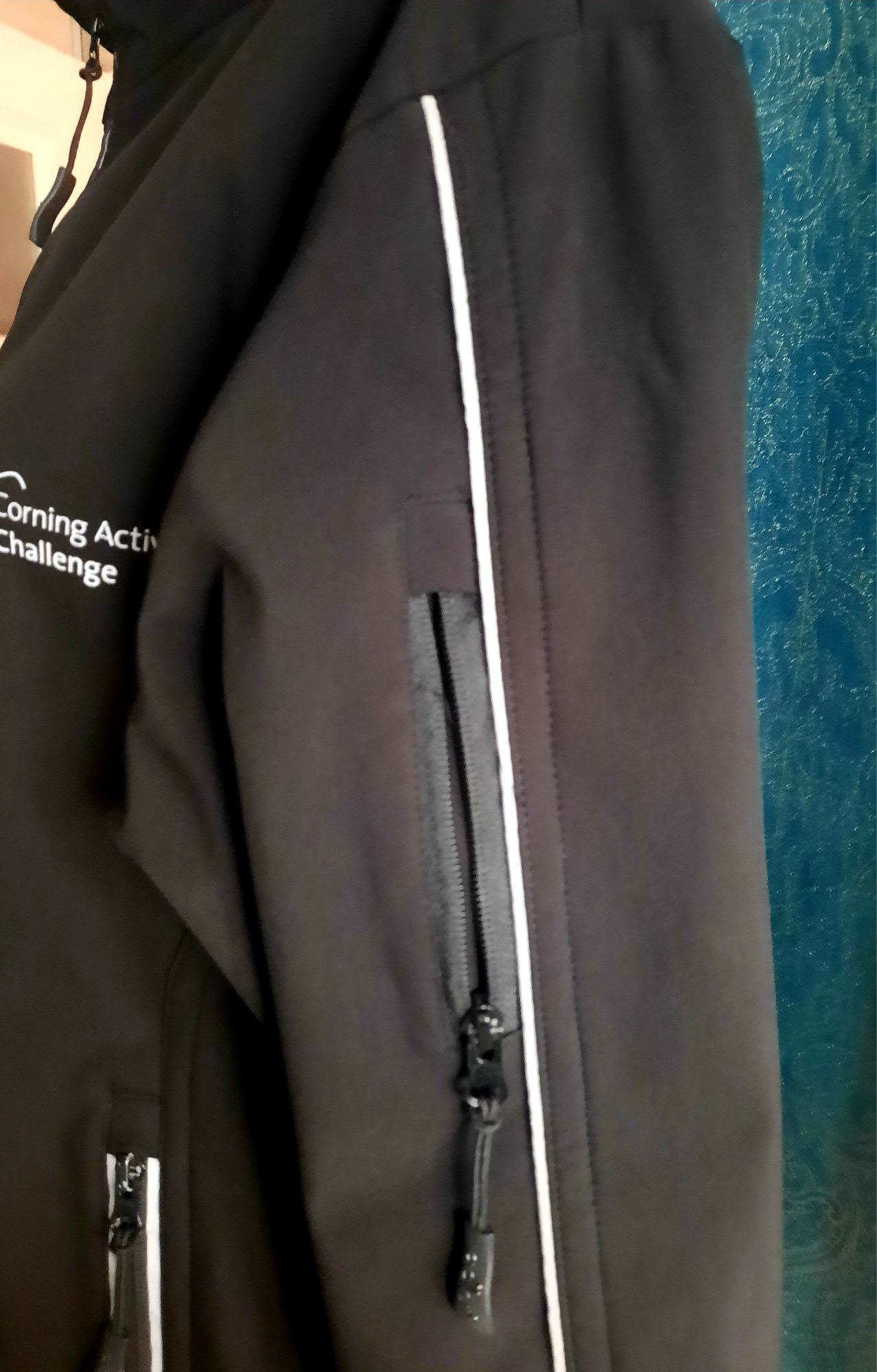 Czarna, damska kurtka typu softshell XL Adler