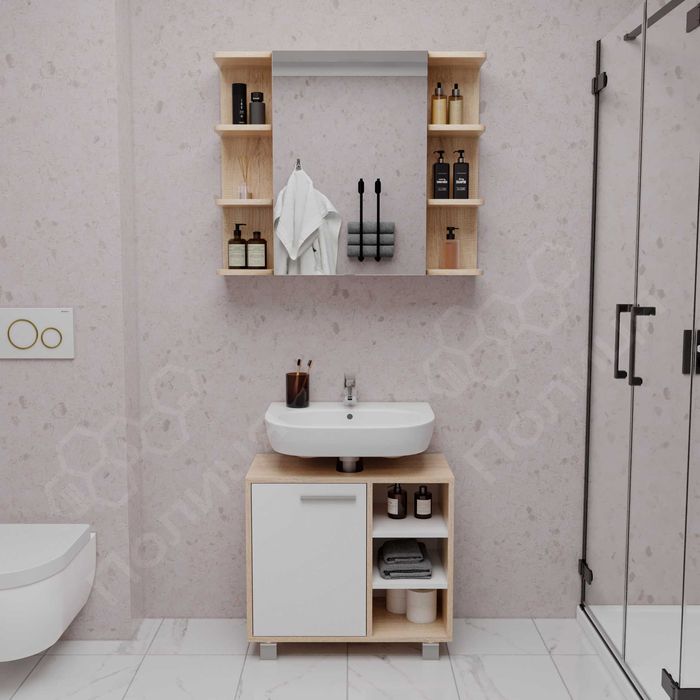 Меблі у ванну стелаж пенал під пральну машину