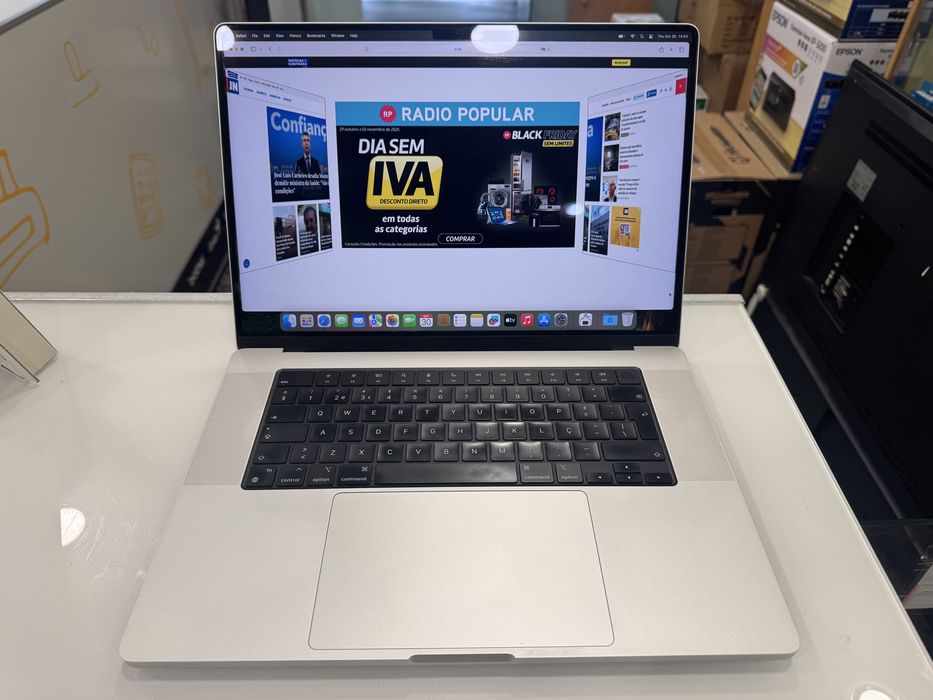 Macbook Pro 16 M1 Pro 16GB 1TB Teclado PT