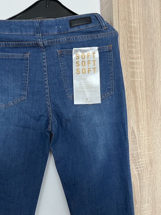 Pieces nowe z metką spodnie jeansowe dżinsy M/L dzwony