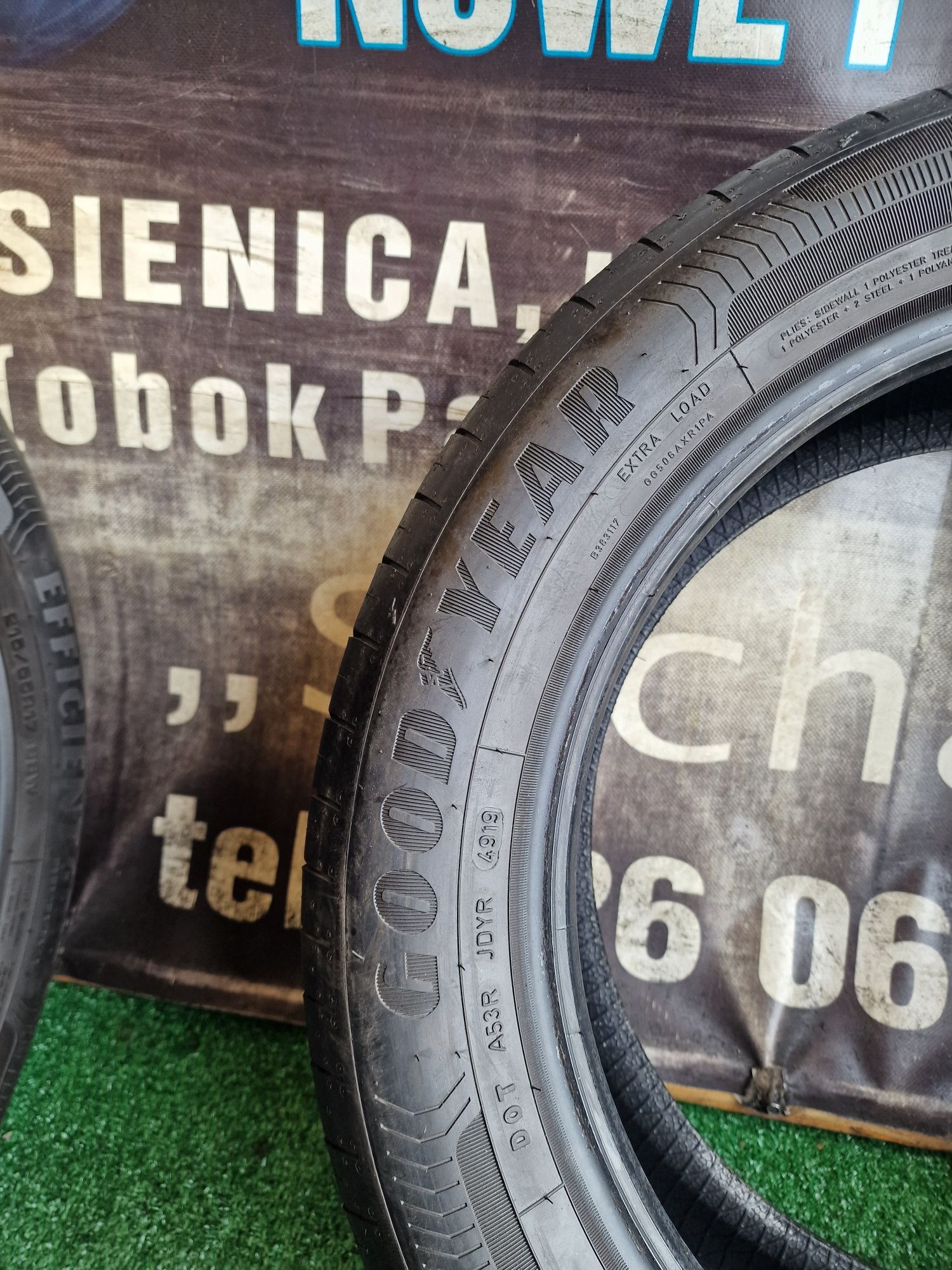Opony letnie 215/55/17 Goodyear Komplet 7.2mm