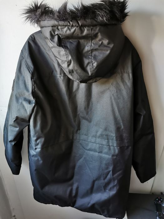 Kurtka parka z futerkiem.