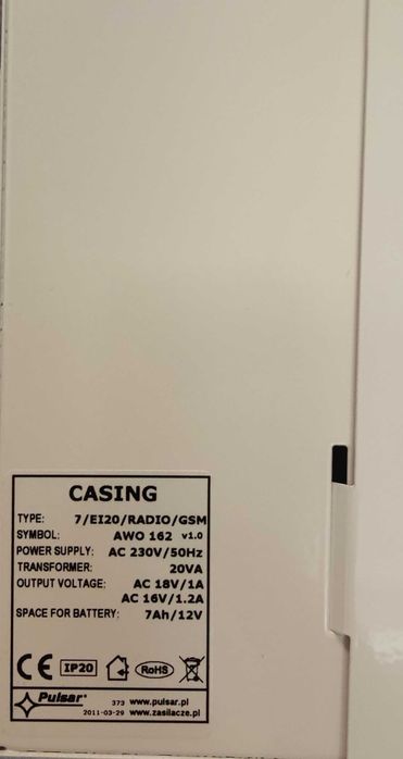 AWO162 Obudowa 7/El20/RADIO/GSM. Używany.