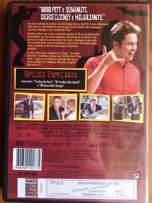 Destroy After Reading, Ethan & Joel Coen, Tilda Swinton, Brad Pitt64564194004866121