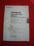 Manual de instruções autorádio Sony