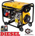 Agregat prądotwórczy generator HDM 4000 DIESEL 6KM rozrusznik ON 3000W