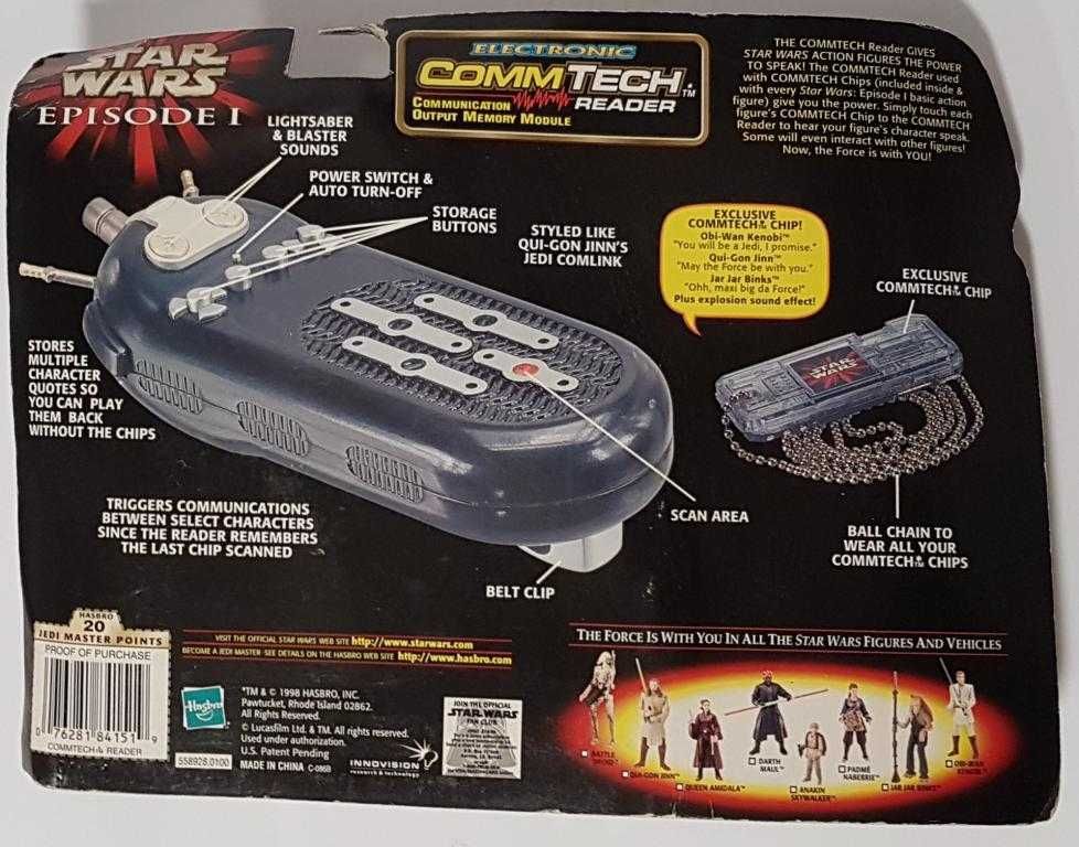 CommTech Reader / Star Wars: Episode 1 / 1998 Hasbro, Lucasfilm