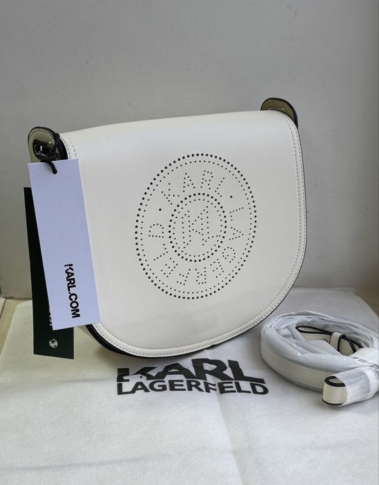 ДЕФЕКТ Сумка-сідло Karl Lagerfeld Карл Лагерфелд Через Плече