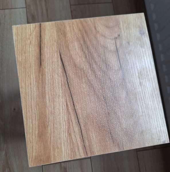 Kwietnik Stojący Stojak Metalowy na Kwiaty Loft Czarny 42cm