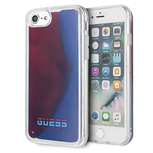 Etui Guess California Glow in the dark na iPhone 7 / 8 / SE 2020 - cze
