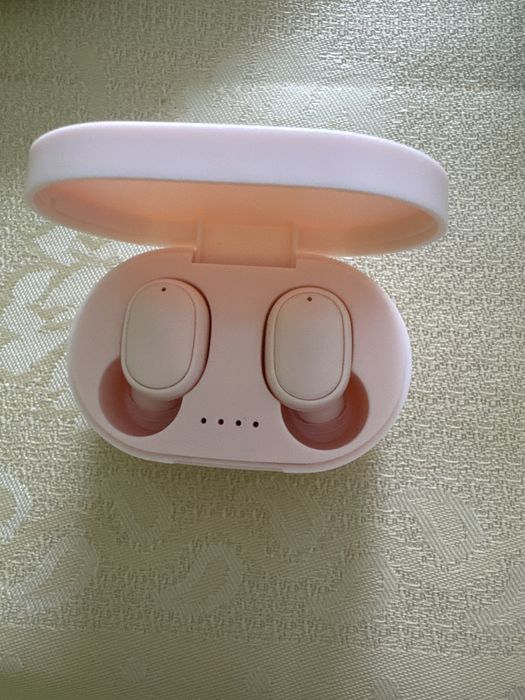 Słuchawki bezprzewodowe dotykowe różowy kolor wireless bluetooth