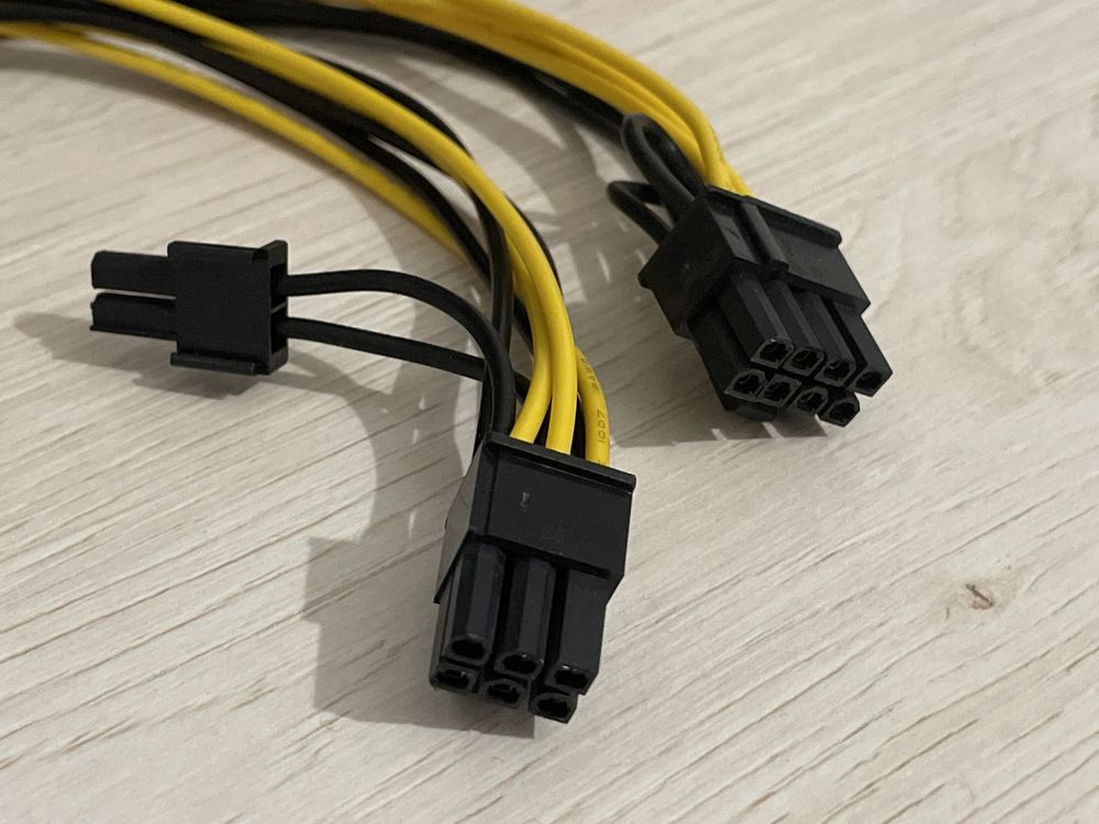 kable PCI-E GPU 6pin do 6+2pin