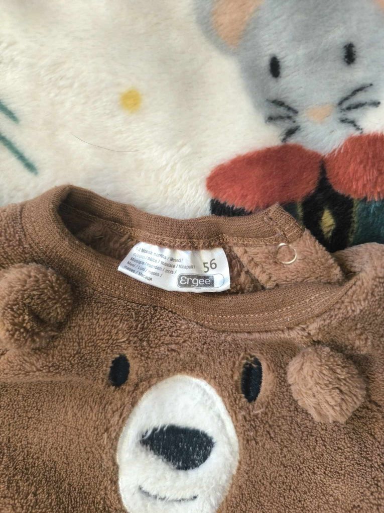 Zestaw spodnie i sweter polar