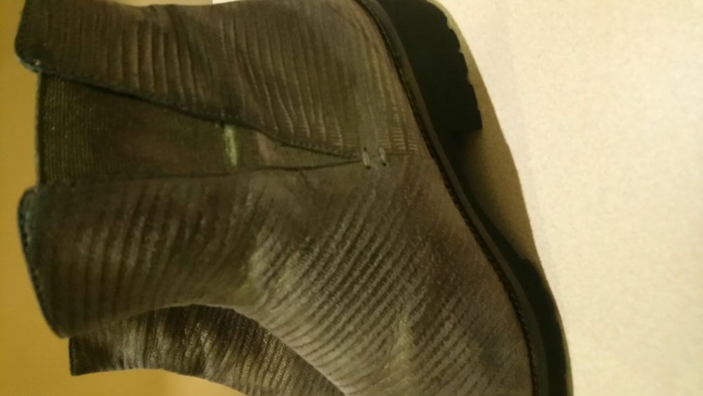 Botki wiosenne damskie skórzane