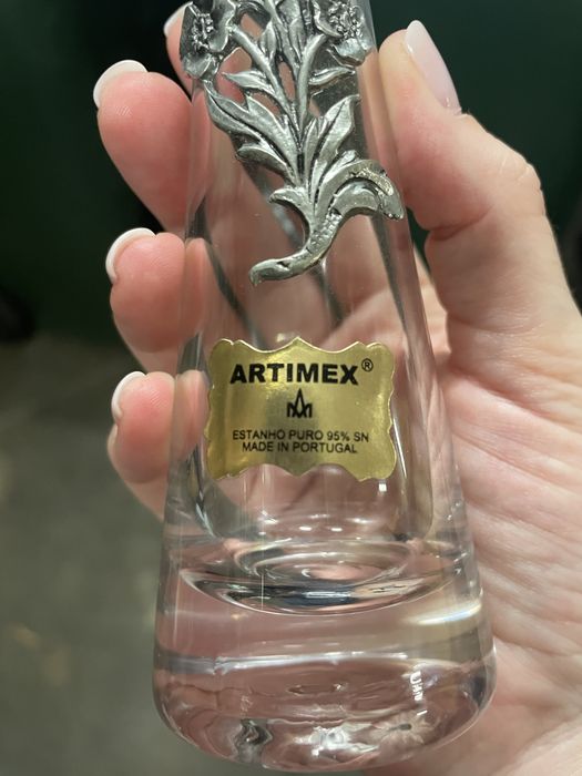 Jarra em vidro com estanho - Artimex