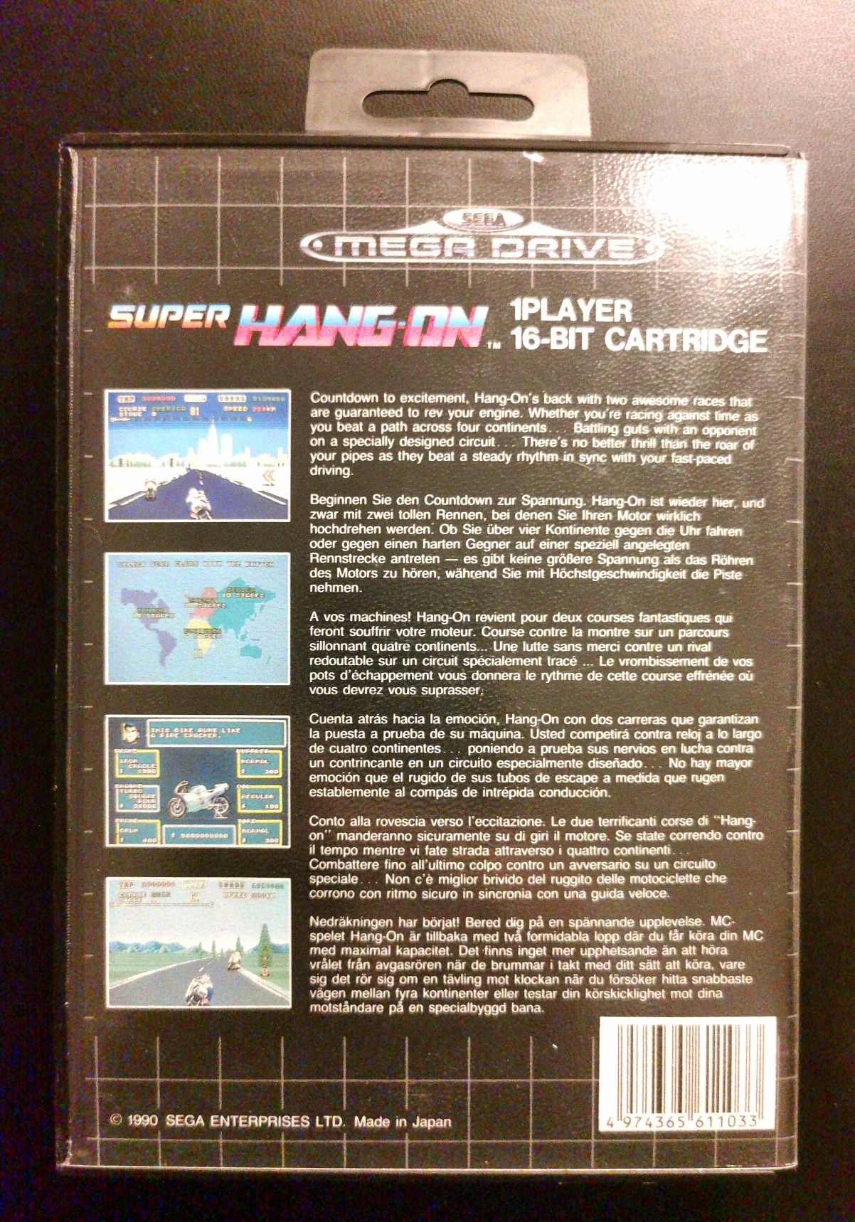 Super Hang-On Mega Drive