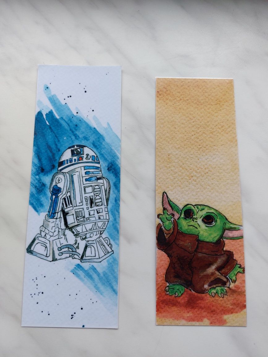 Zakładki do książek Star Wars ręcznie malowane