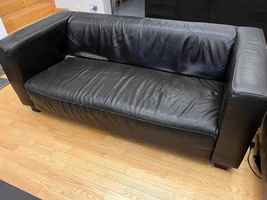 Sofa skórzana komplet 2 sztuki 2,5 + 2