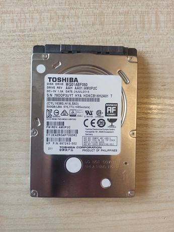 Жорсткий диск для ноутбука 2.5" 500GB Toshiba  MQ01ABD050