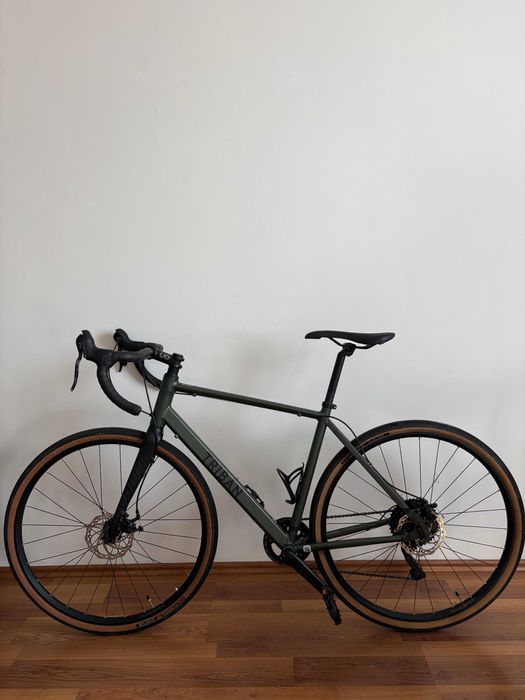 Rower Triban Gravel 120,  Rozmiar M - Piękny zielony kolor.