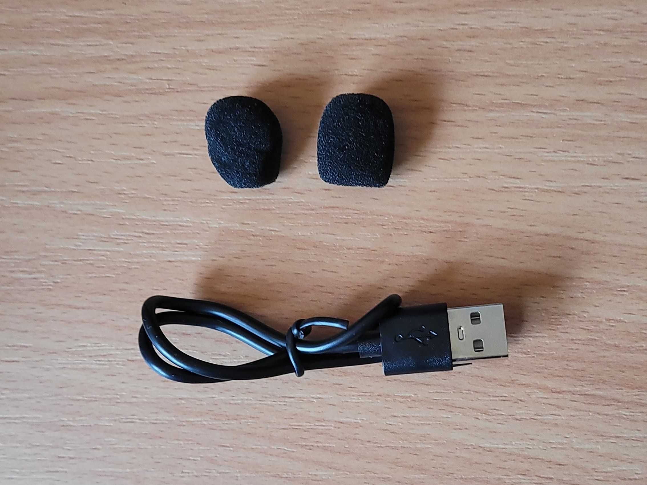 2x mikrofon bezprzewodowy krawatowy  z odbiornikiem USB-C