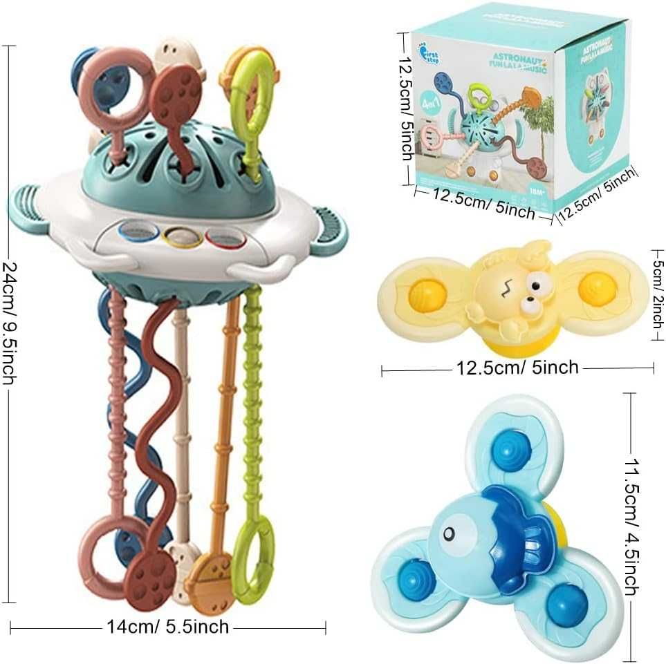 Zabawka Sensoryczna  montessori gryzak dla niemowląt 18+ Motoryczna