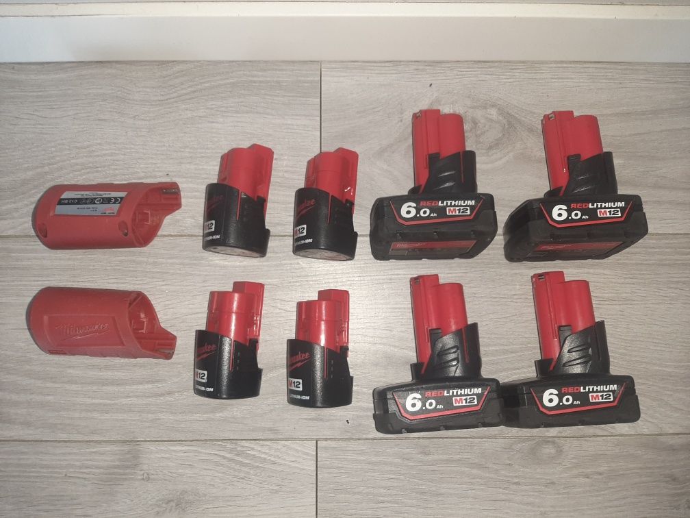 Akumulator Milwaukee M12 B6 6Ah uszkodzony do regeneracji