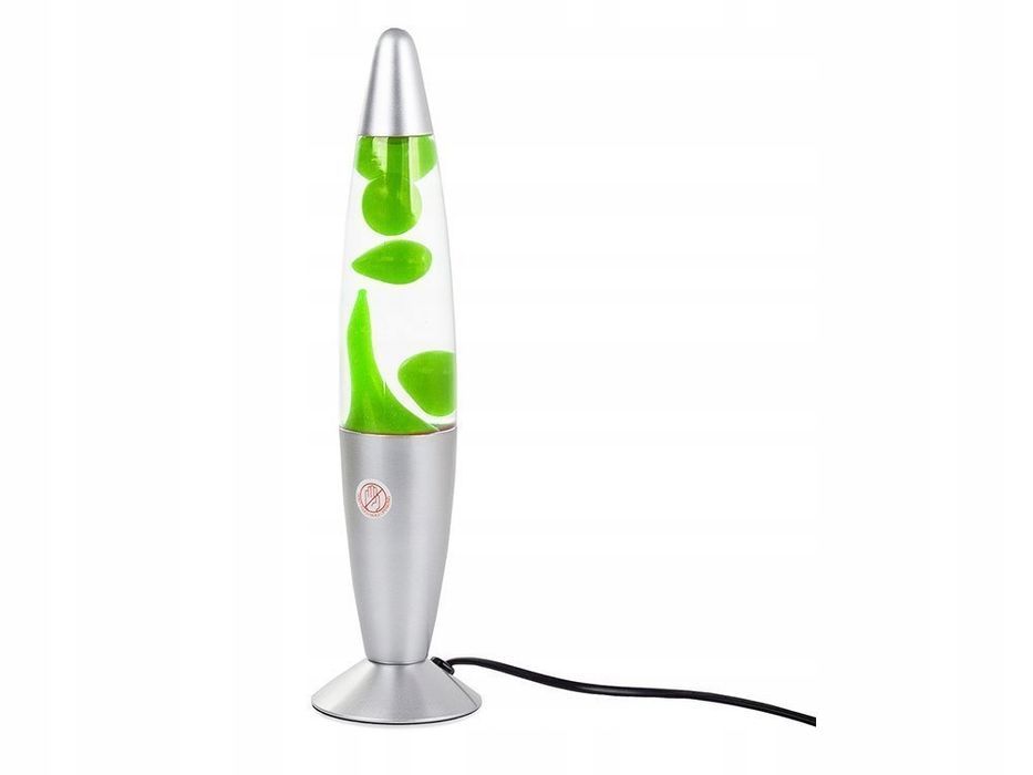 Lampa Lava Ozdobna Lawa Z Woskiem 220V Zielona