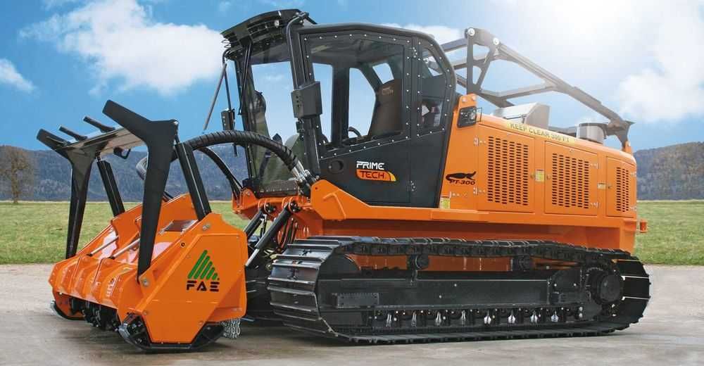 Mulczer leśny, wgłębny powierzchniowy usługi mulczerem czyszczenie