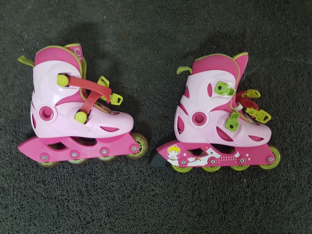 Patins de menina e acessórios