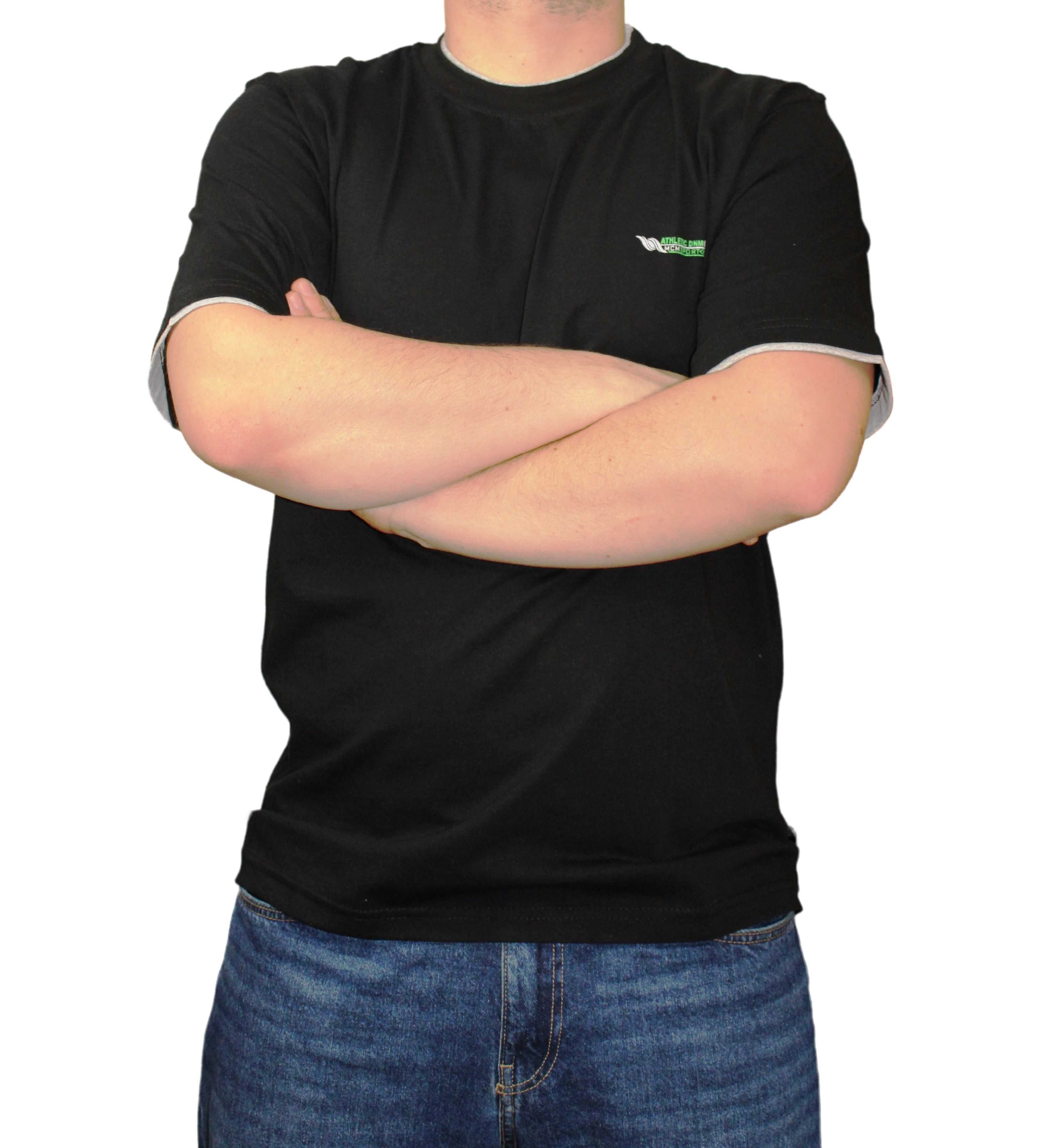 KOSZULKA męska T-SHIRT dla naprawdę dużych facetów 170 cm szerokość